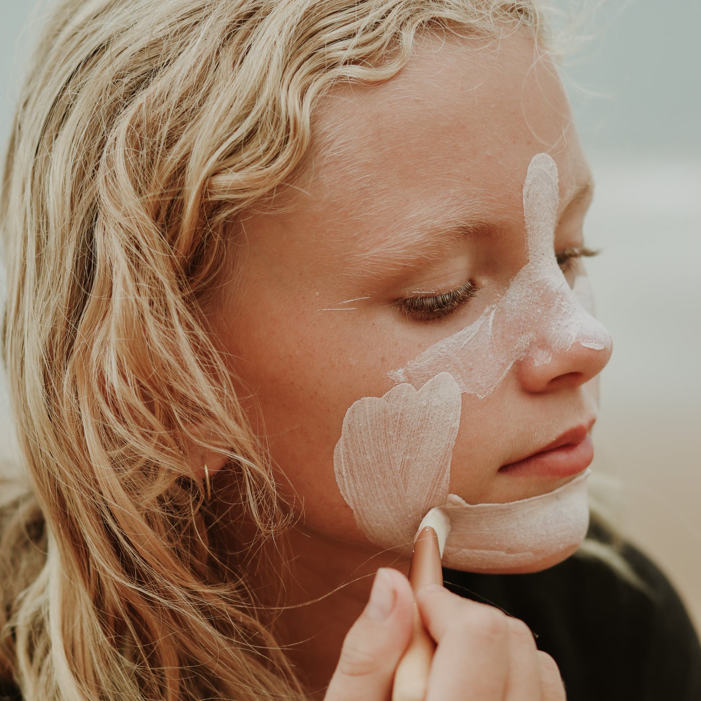 self-love pink clay face mask